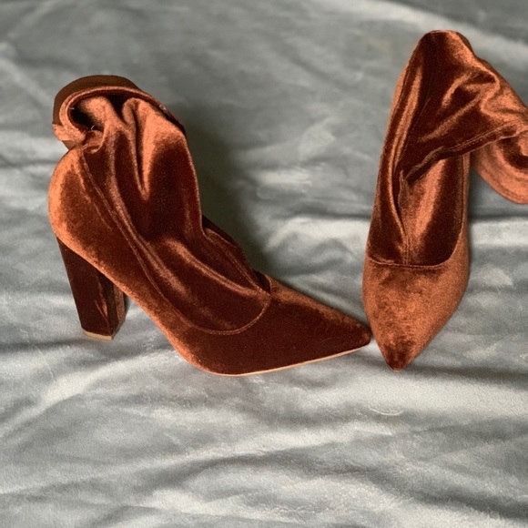 Forever 21 Shoes - Velvet Booties